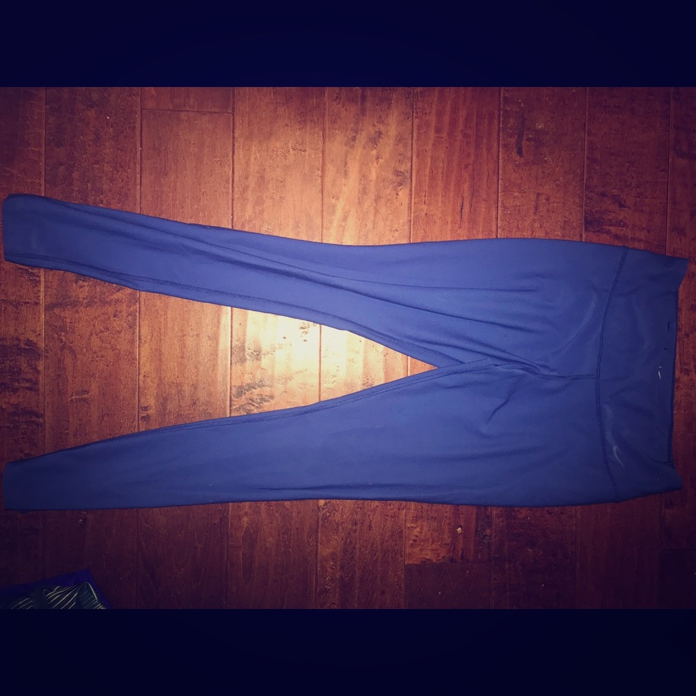 Blue nike leggings
